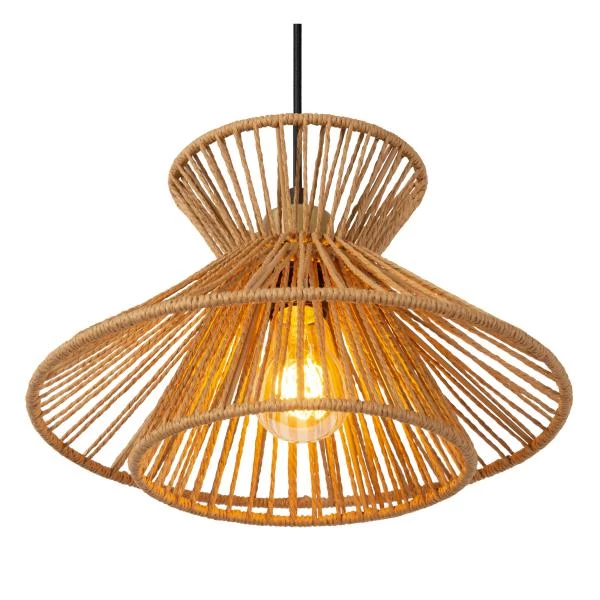 Lucide TASMAN - Pendant light - 1xE27 - Natural - detail 1